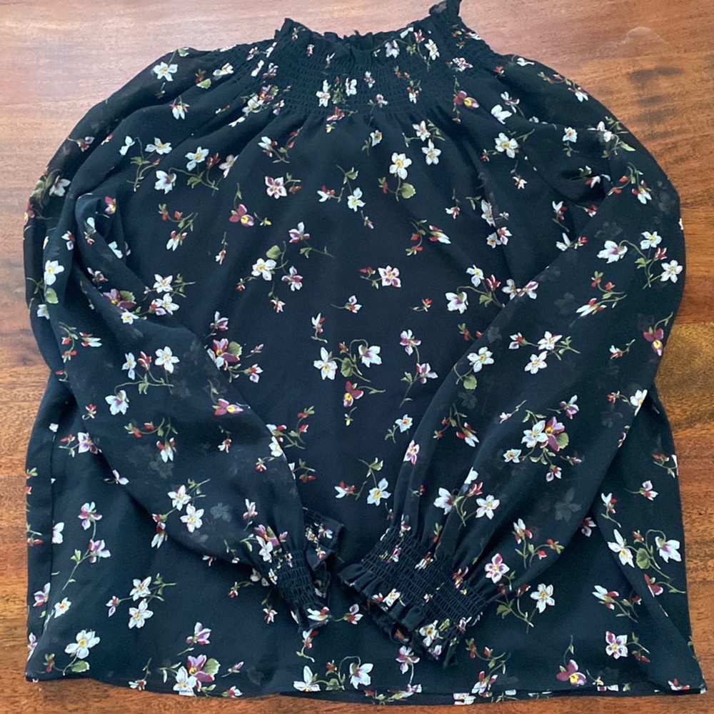 Madewell floral top size Xs
